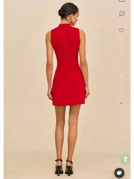 cult gaia Red Cutout Mini Dress - Picture 6 of 7